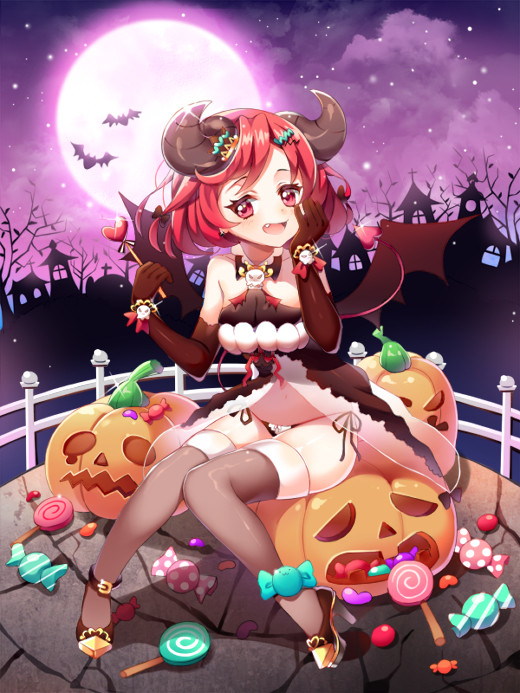 ハロウィンのサキュバス