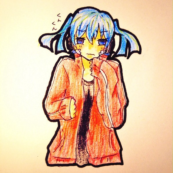 エネちゃんがシンタローの服を着てみた