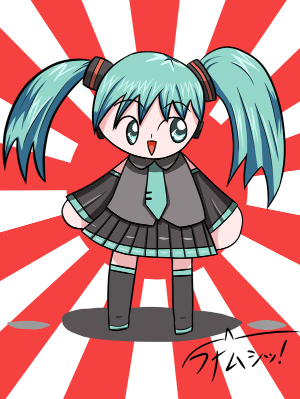 ツイッターアイコン用ミクさん