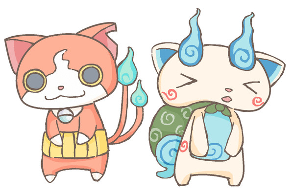 ジバニャンとコマさんのパチパチ