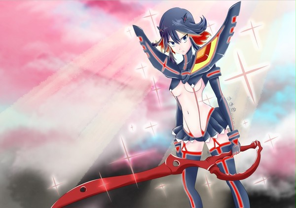《KILL la KILL》斩服少女  双斩少女