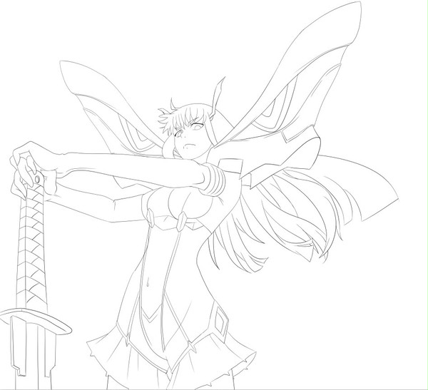 《KILL la KILL》斩服少女  双斩少女1