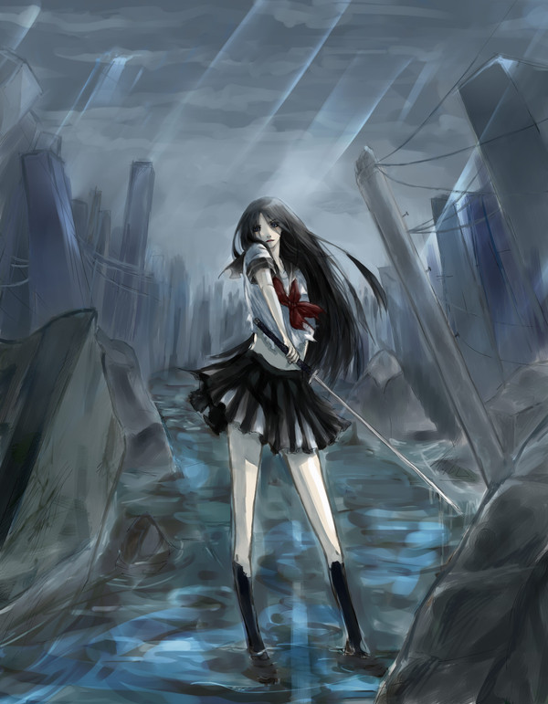 進む