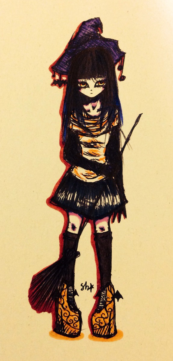 Halloween witch