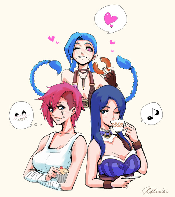 Piltoverでvi・cait・jinxとお茶会したい