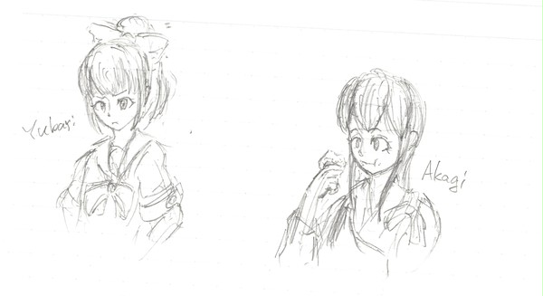 夕張さんと赤城さん