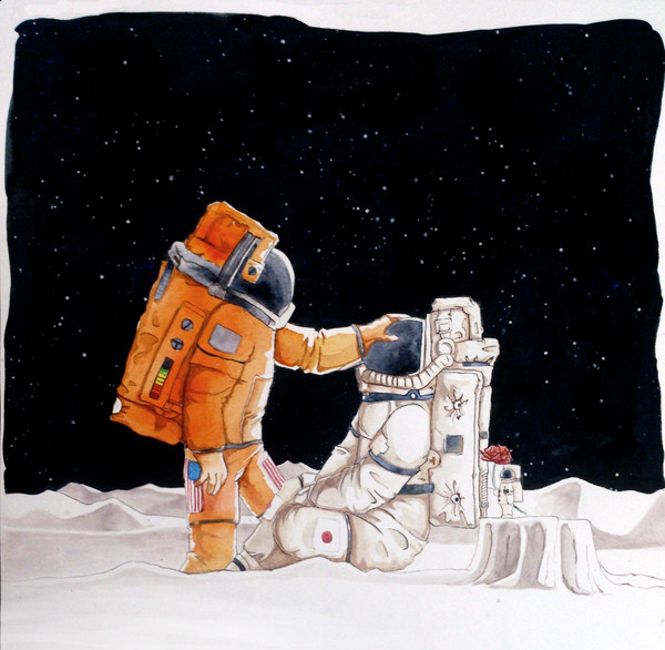 At last, we meet on space