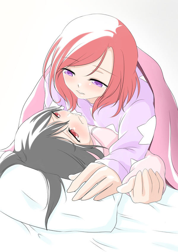にこまき小説挿絵(ベッド)