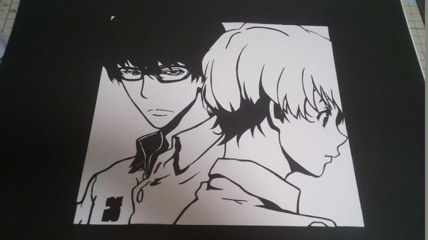 ナイン ツエルブ 【切り絵】
