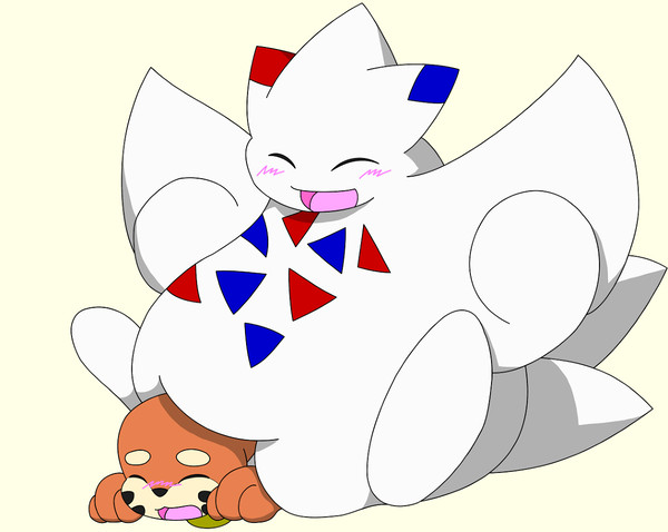 トゲキッス　の　のしかかる