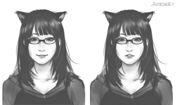 Girl with glasses