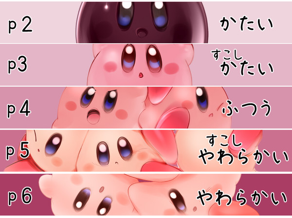 カービィの硬さ色々