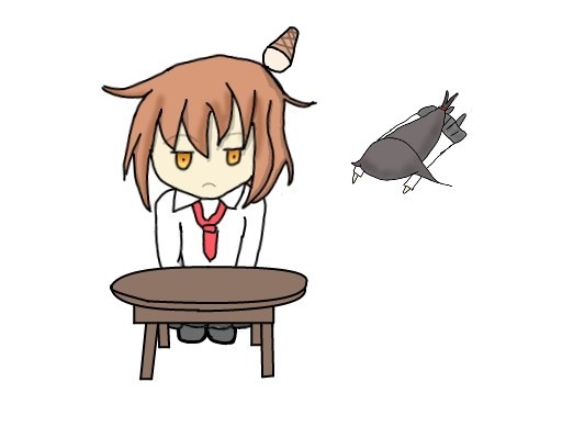 アイスに若葉