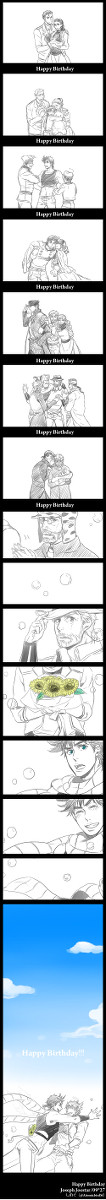 【腐向け】ジョセフお誕生日おめでとう!!!【シージョセ】