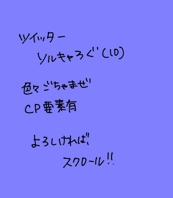 ツイッターソルキャろぐ（10）