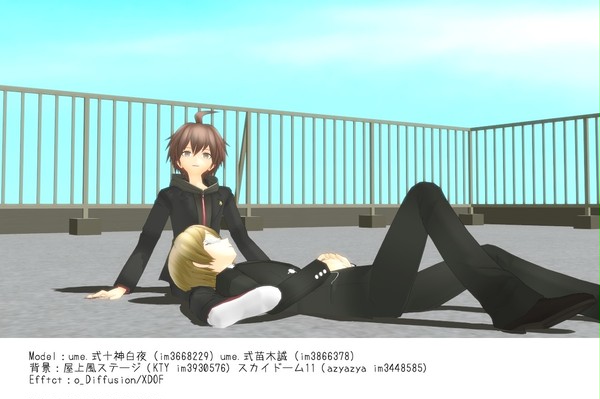 『ダンガンロンパ』クリア記念　ロンパMMD　