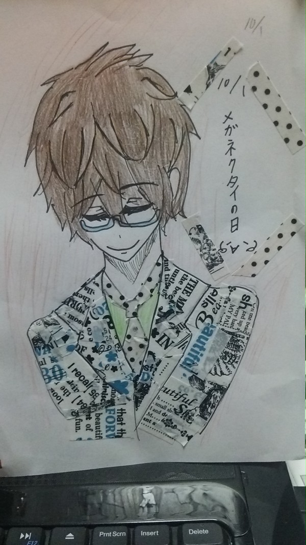メガネクタイの日ଘ(੭ु*ˊ꒳​ˋ)੭ु*.°♡