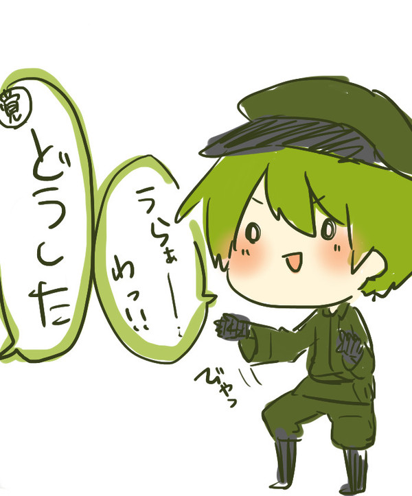 軍人さんぶっ壊れた