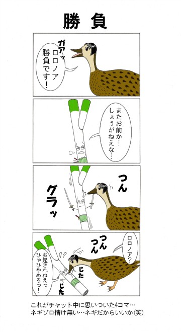 カモネギゾロたし 勝負