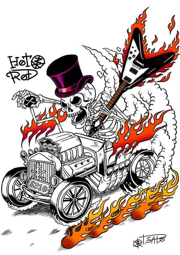 HOT ROD SKULL