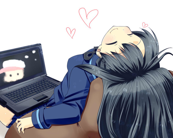 ソファにダメにされるレンちゃん