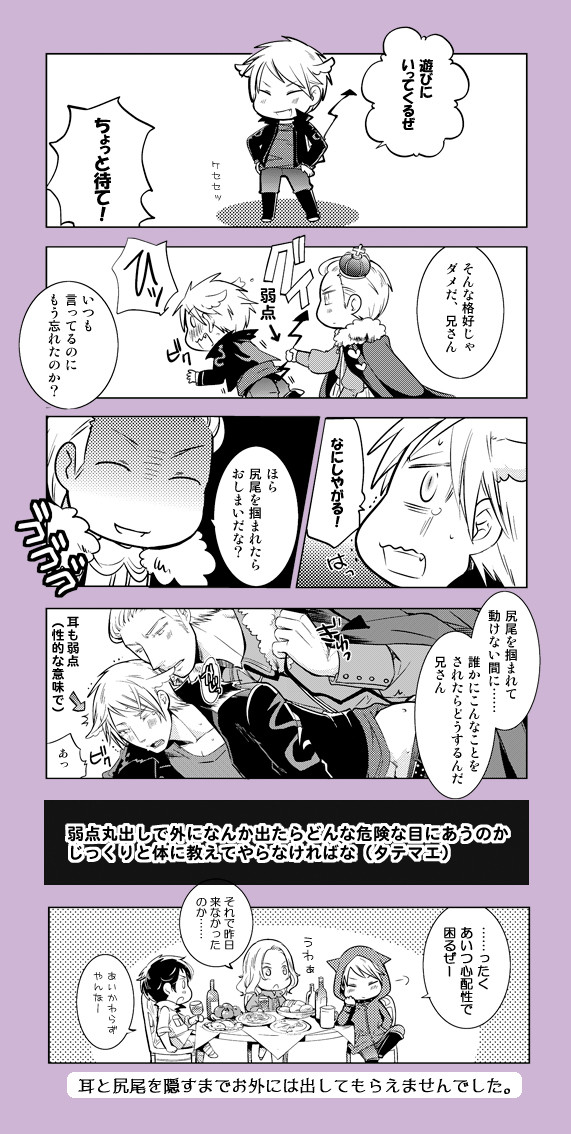 【独普】兄さんの弱点【腐ったお姉さん向け】