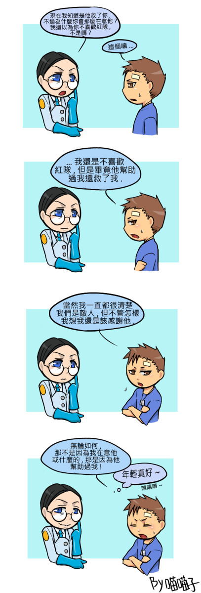 (喵喵子作品轉載)My First War 四格-25頁插曲