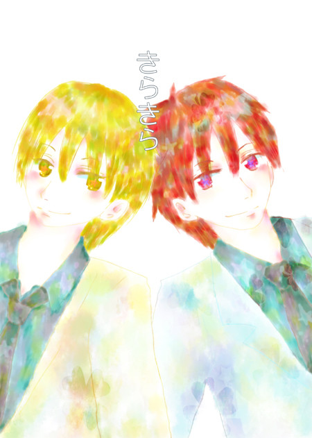 【スパーク】黄赤新刊サンプル