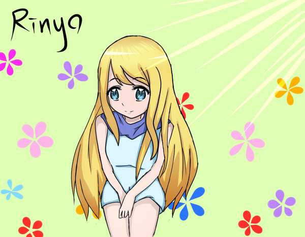 陽光下的少女