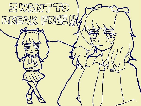 女王らくがき