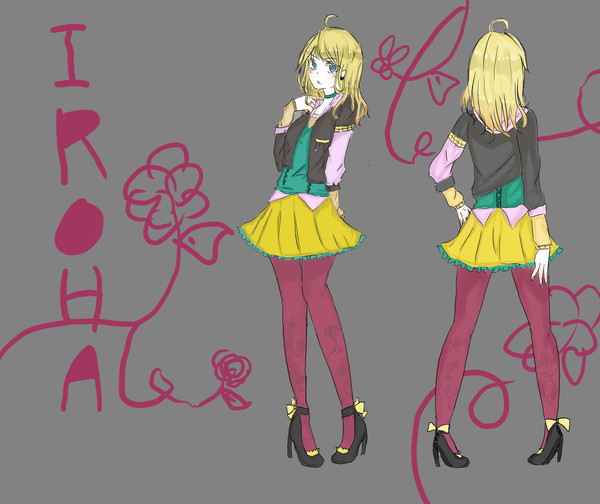 オリジナルキャラクター　イロハ　秋服