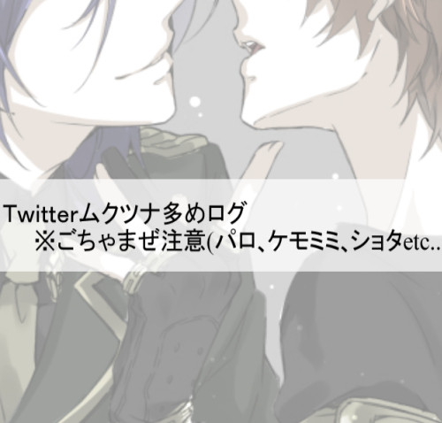【腐向け】ムクツナ多めツイッタログ【注意】