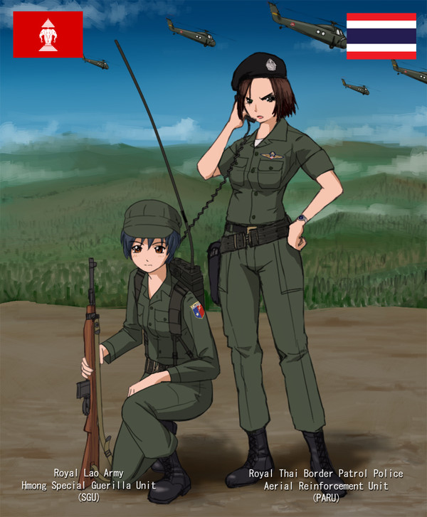モン族SGUとタイ警察PARU