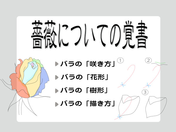 薔薇についての覚書