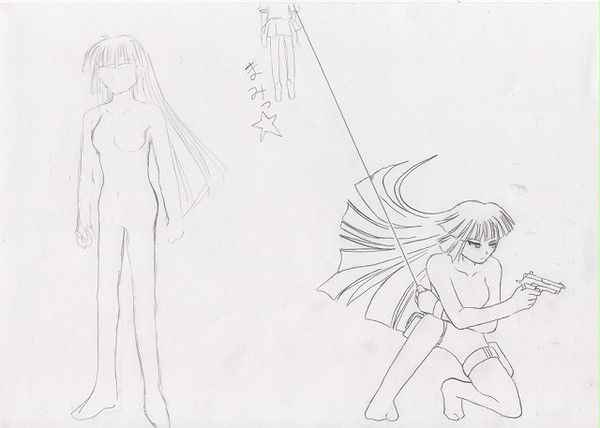 【英クロ】ギンスミレ帝国ver【下絵】