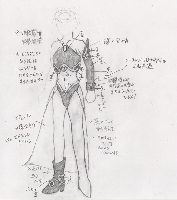 【英クロ】リーベル設定資料【下絵】