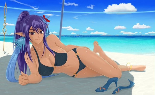 テルカのどこかの海