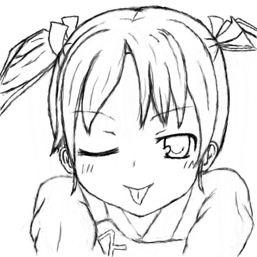 瑞鶴(線画)