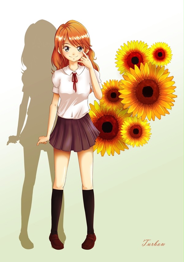 the sunflower girl