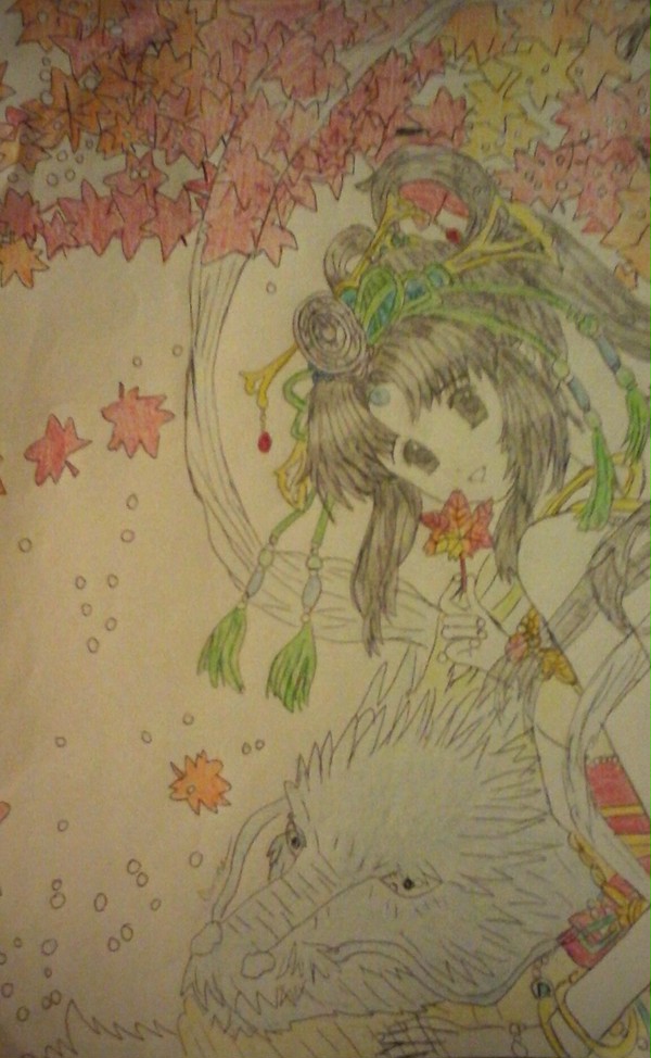 Princess  and  her  dragon