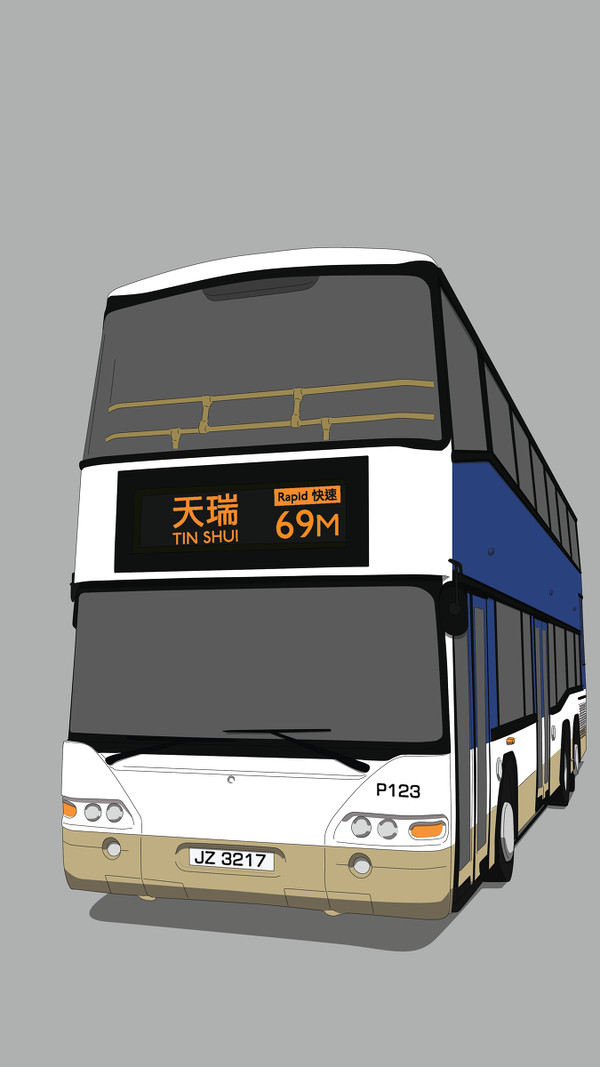KEIO色の2階建バス
