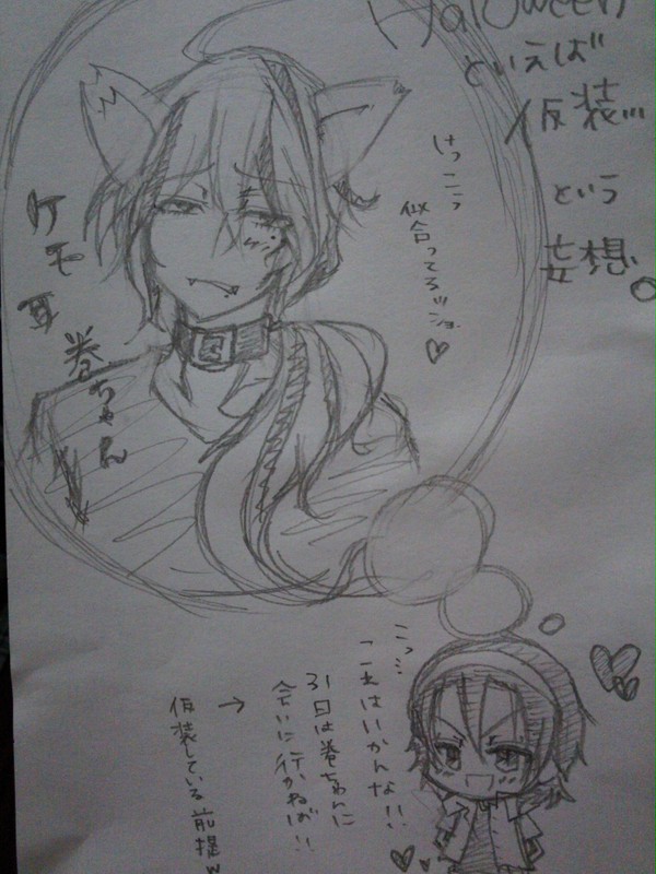 本日の腐ったラフ画
