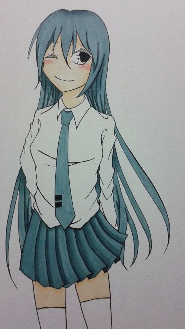 学生ミクさん♪