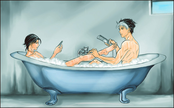 [DC][Batfam][Jason/Tim] In a tub