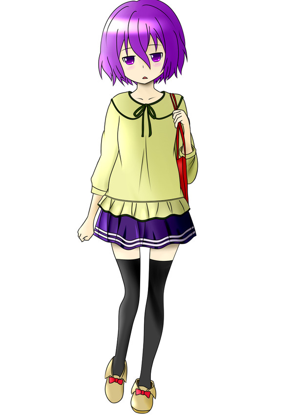 きょーかちゃん。背景無し