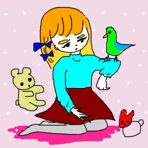 森のリス