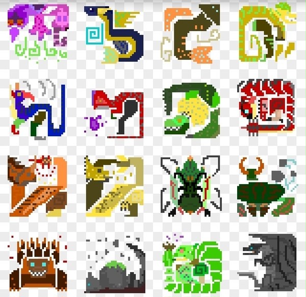 モンスターのオリジナルアイコン！