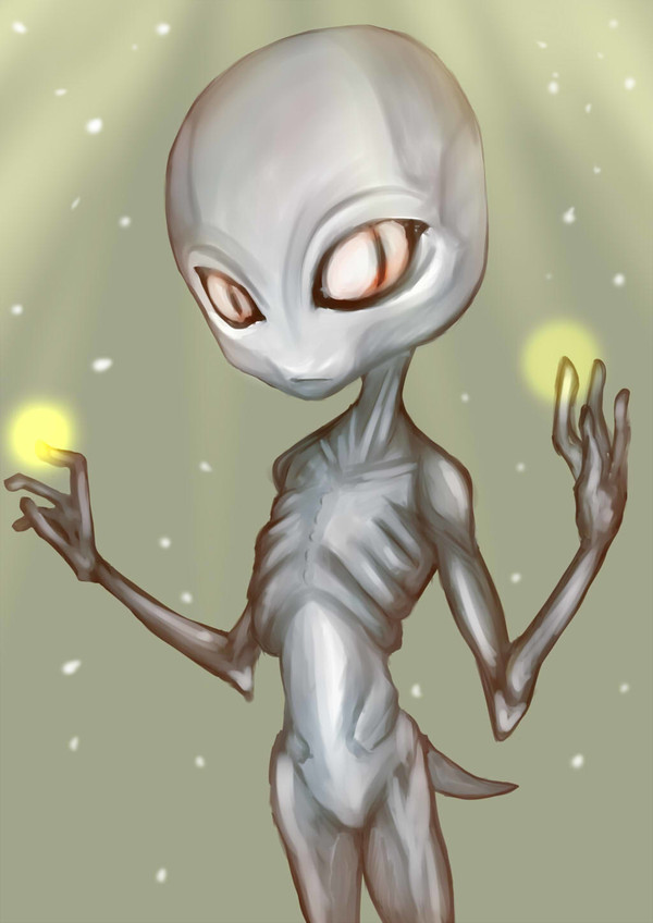 宇宙人・・・