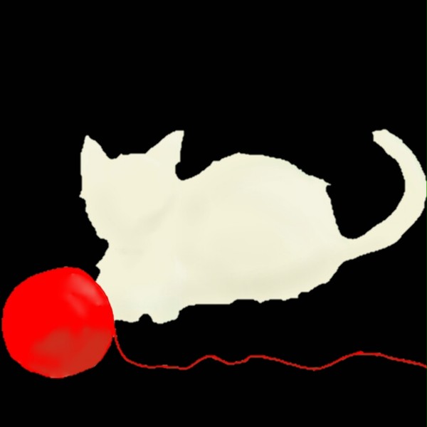 黒猫と白猫