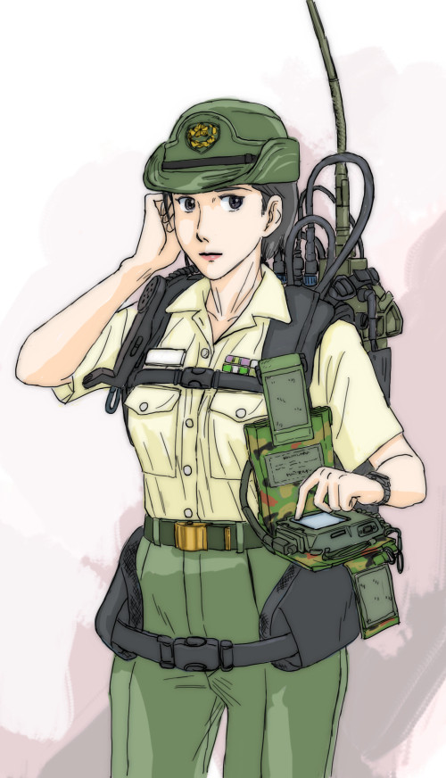 陸上自衛隊広帯域多目的無線機携帯用I型